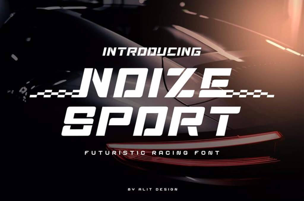 Noize Sport — Futuristic Racing Font