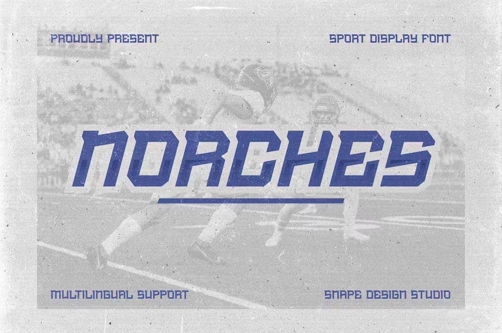Norches — Sport Display Font