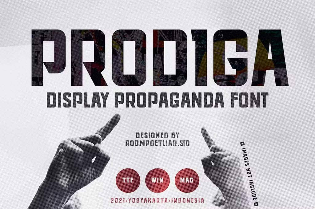 Prodiga — Display Propaganda Font