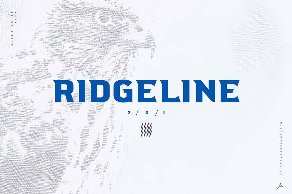 Ridgeline 201 — Free Display Font