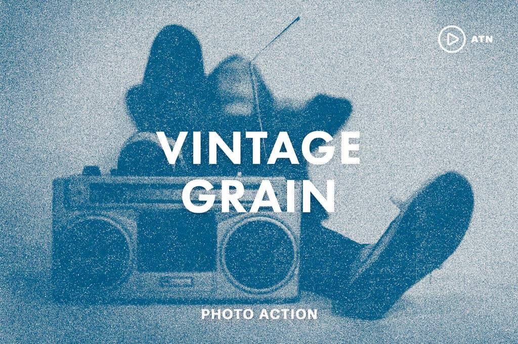 Vintage Grain Photoshop Action