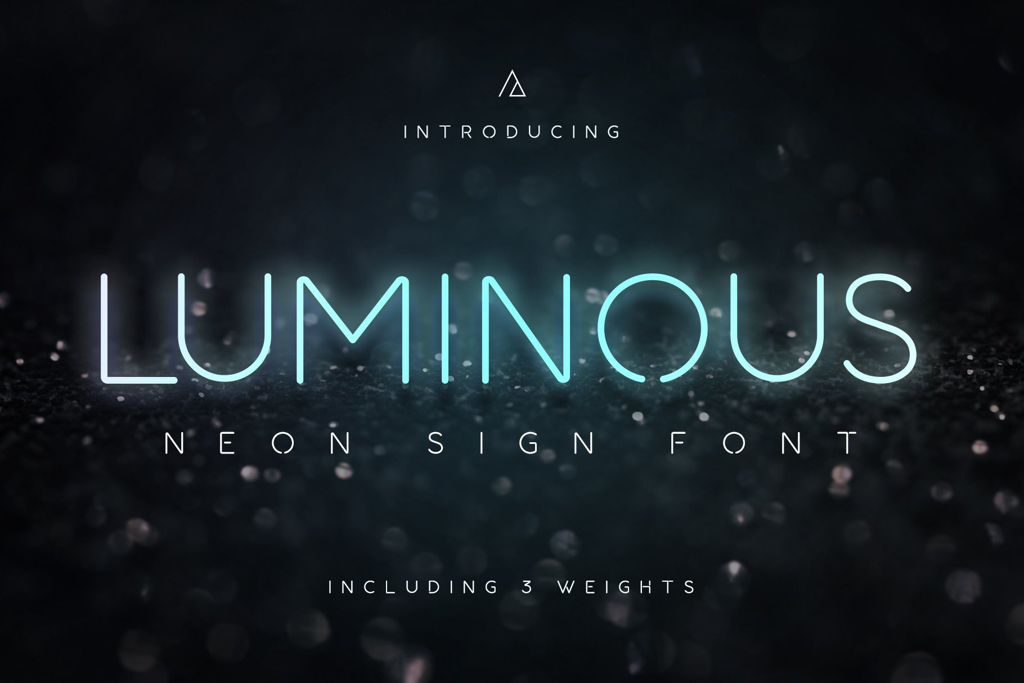 Luminous – Neon Sign Font