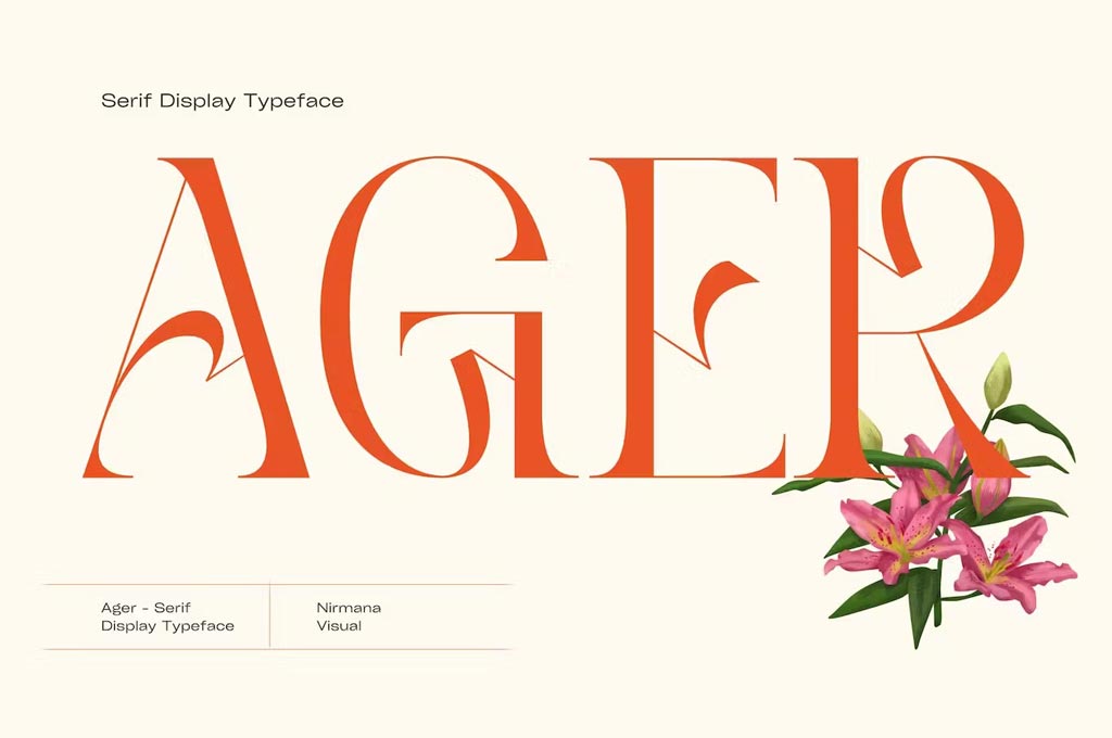 Ager — Logo Font