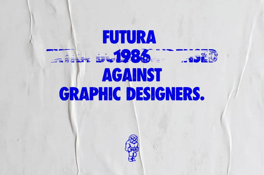 Futura 1986 — Distressed Sans Serif Font