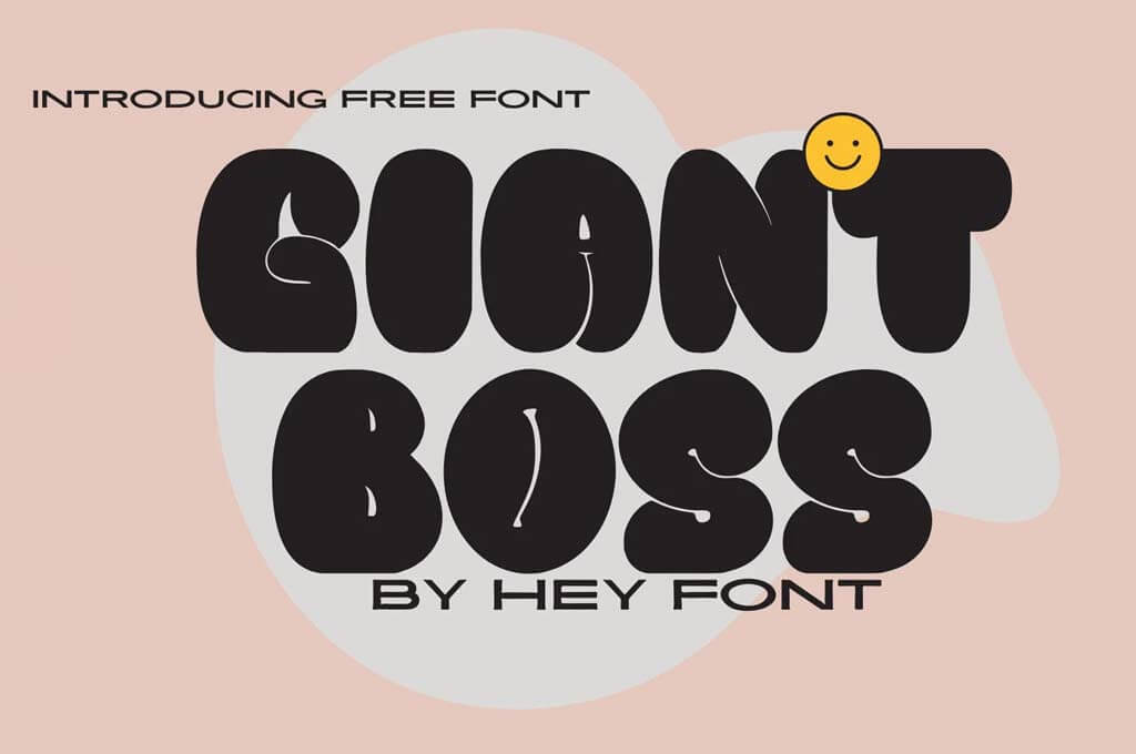 Giant Boss - Bubble Font