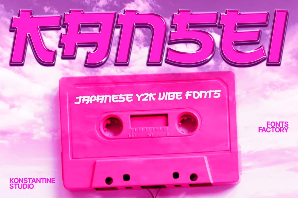 Kansei — Japanese Y2K Vibe Fonts