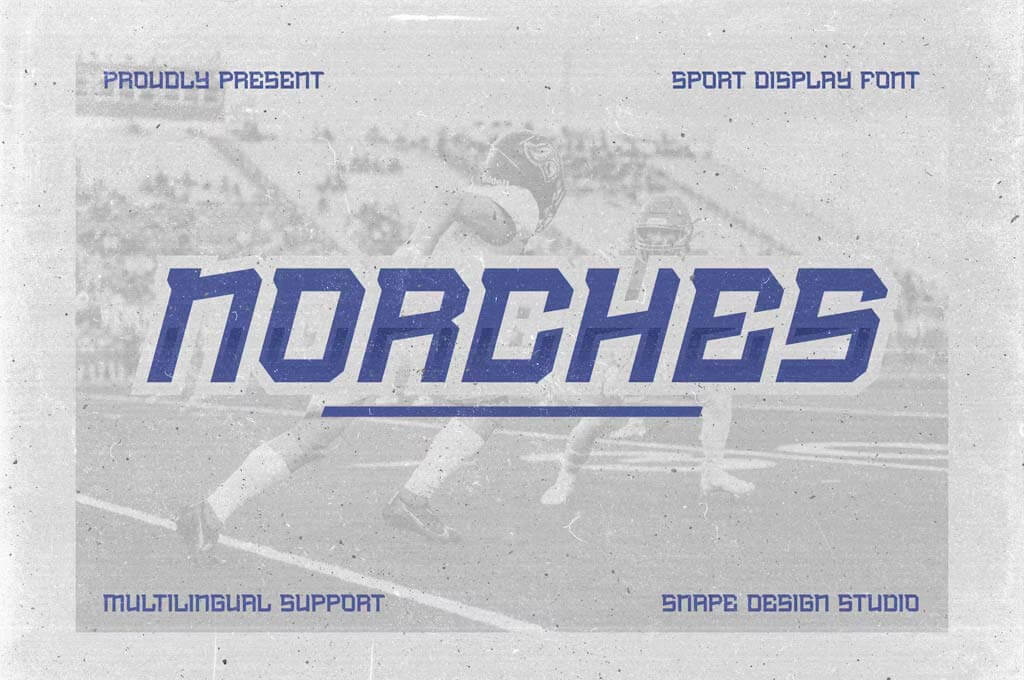 Norches — Sport Font