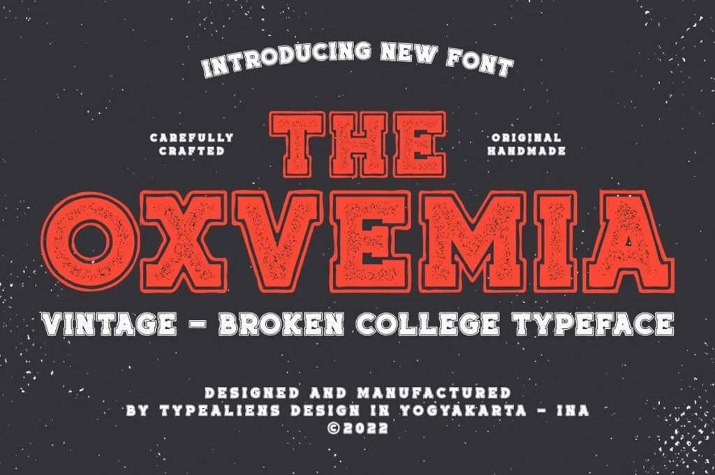 Oxvemia Typeface