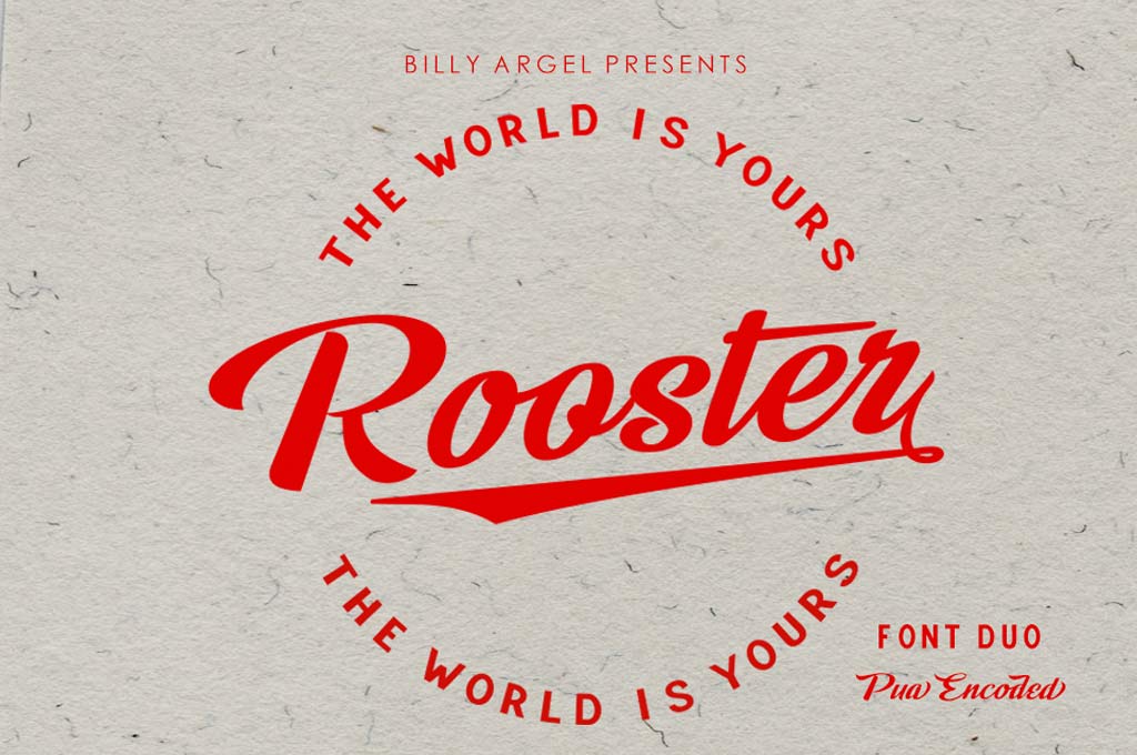 Rooster Personal Use Font
