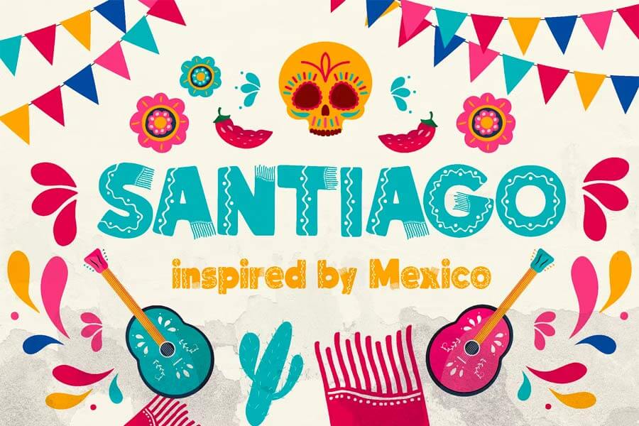 Santiago — Authentic Mexican Type