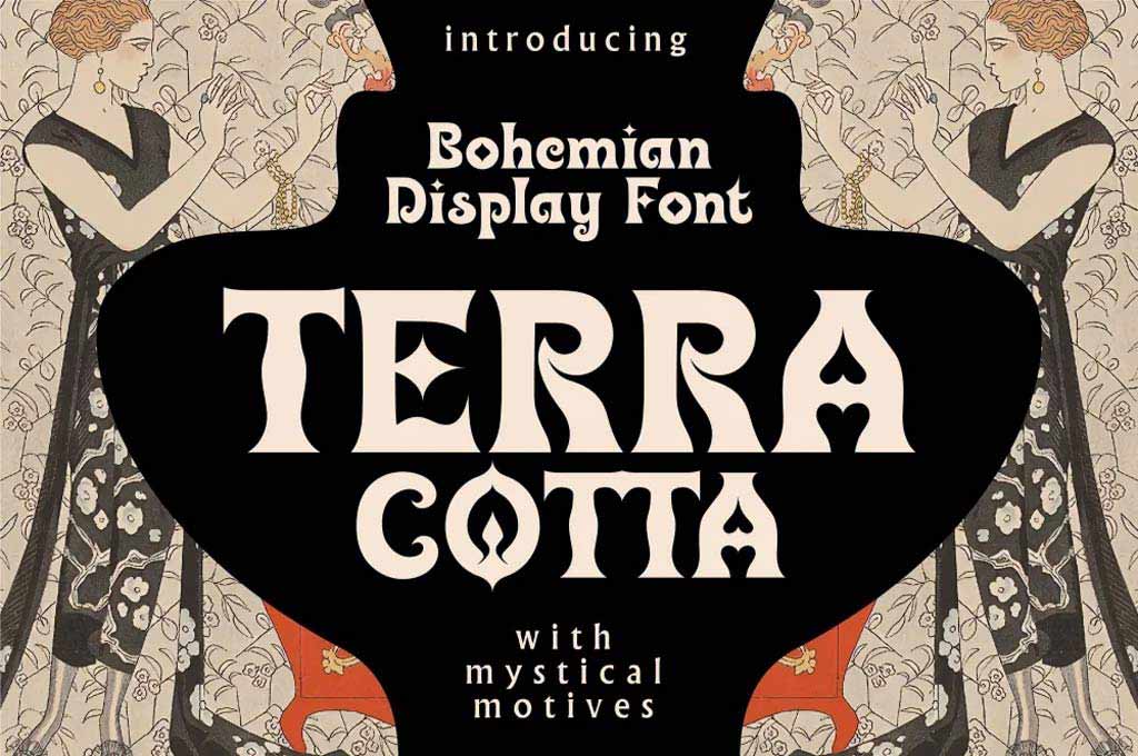 Terra Cotta – Bohemian Display Font