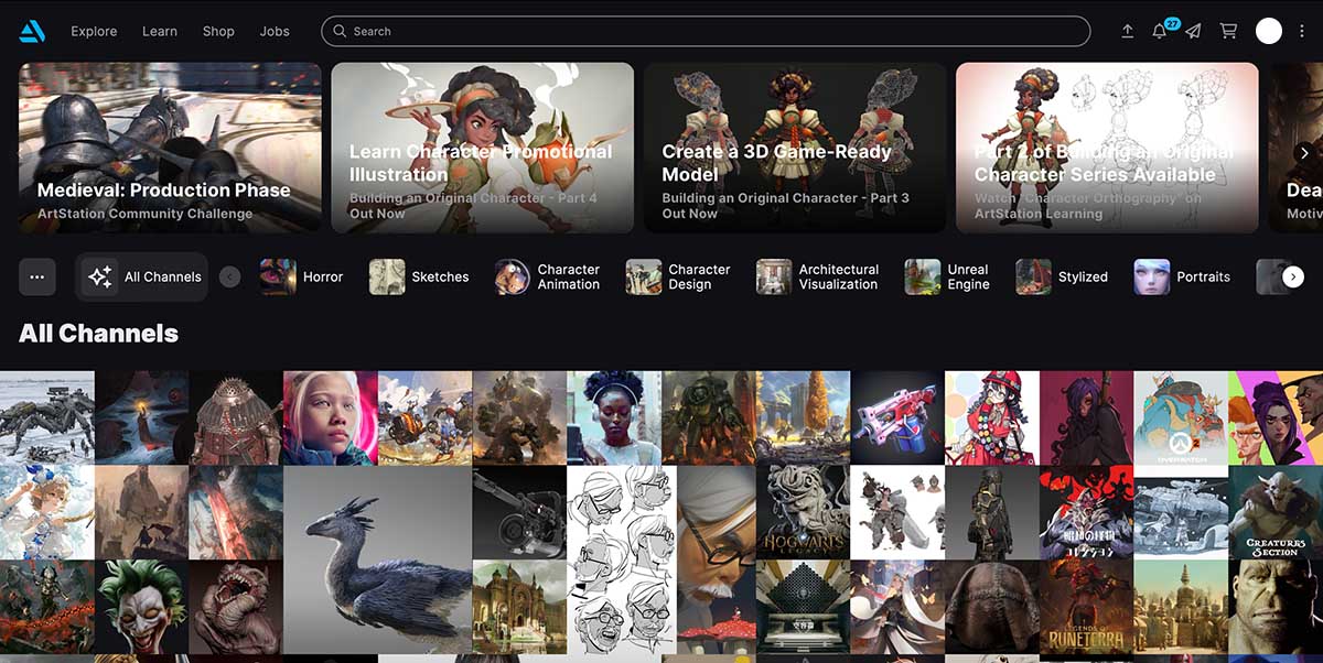 ArtStation - Best 9 websites to watch anime online