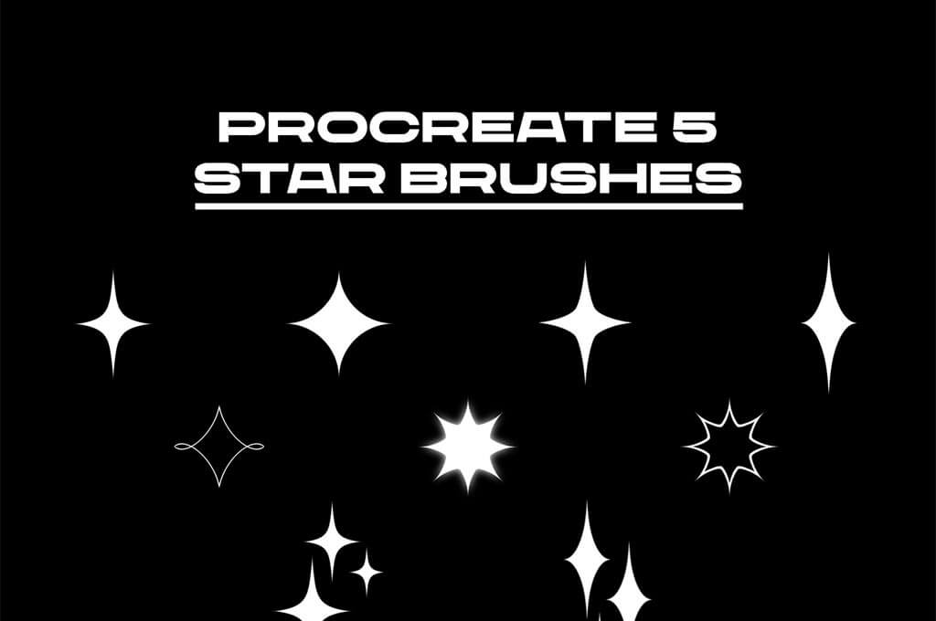 Free Procreate Star Brushes