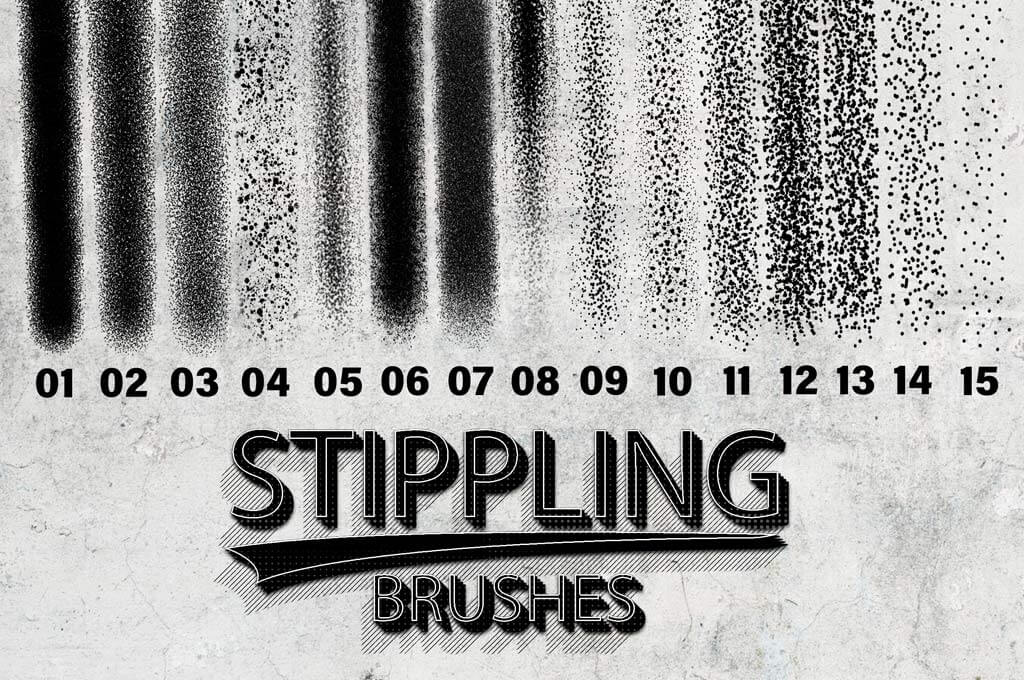 Procreate Stippling Brushes — Stipple Shading Brushes