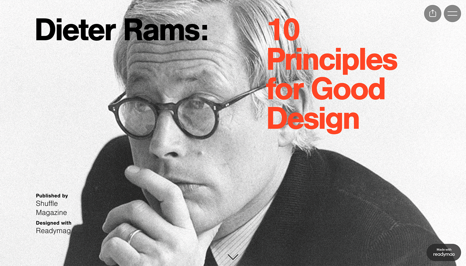 Dieter Rams’ design principles: Slick and static manifesto