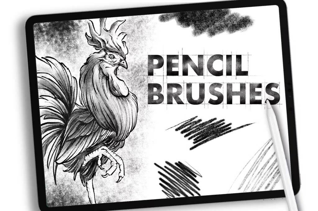 Dans Pencil Brushes for Procreate
