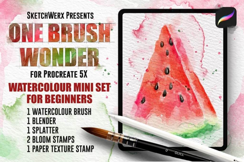 One Brush Wonder Watercolour Beginners Set