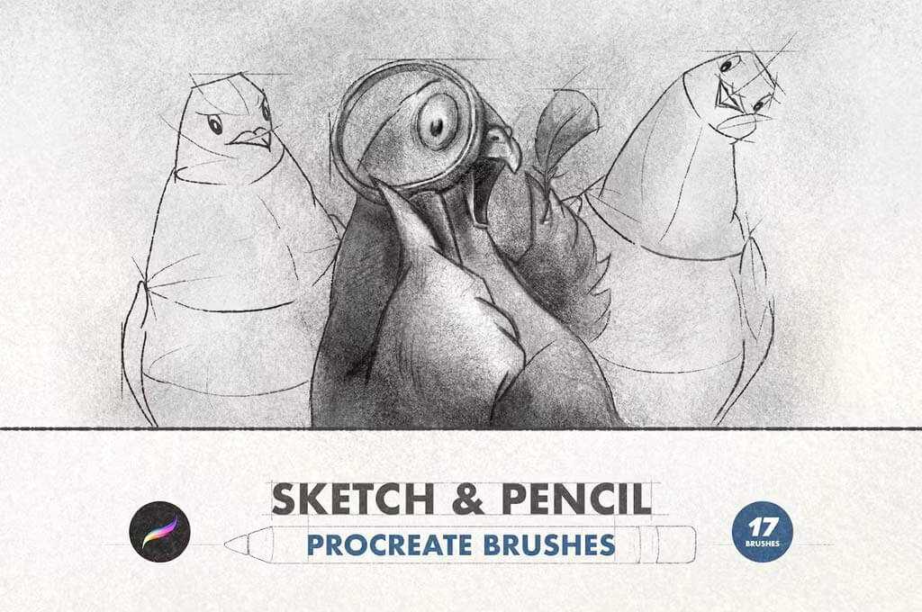Sketch Pencil Procreate Brushes