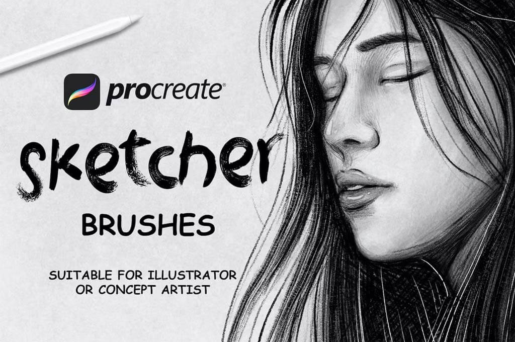 Sketcher Brushes for Procreate