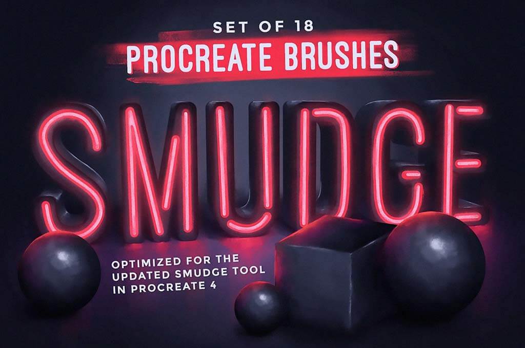 Smudge Procreate Brushes Set