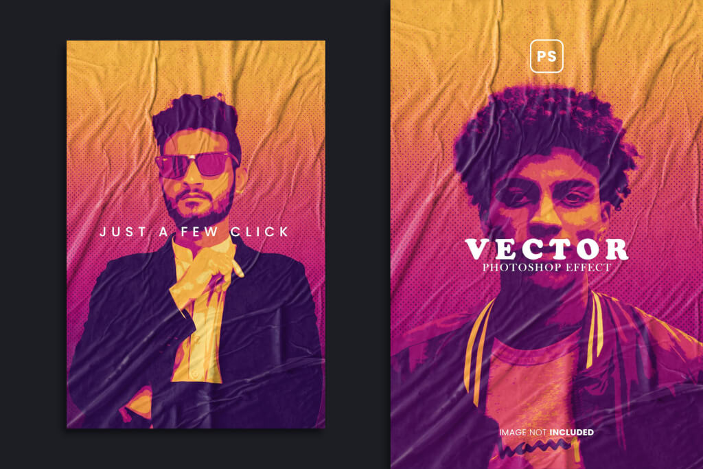 Vector Effect On Paper Photo effect