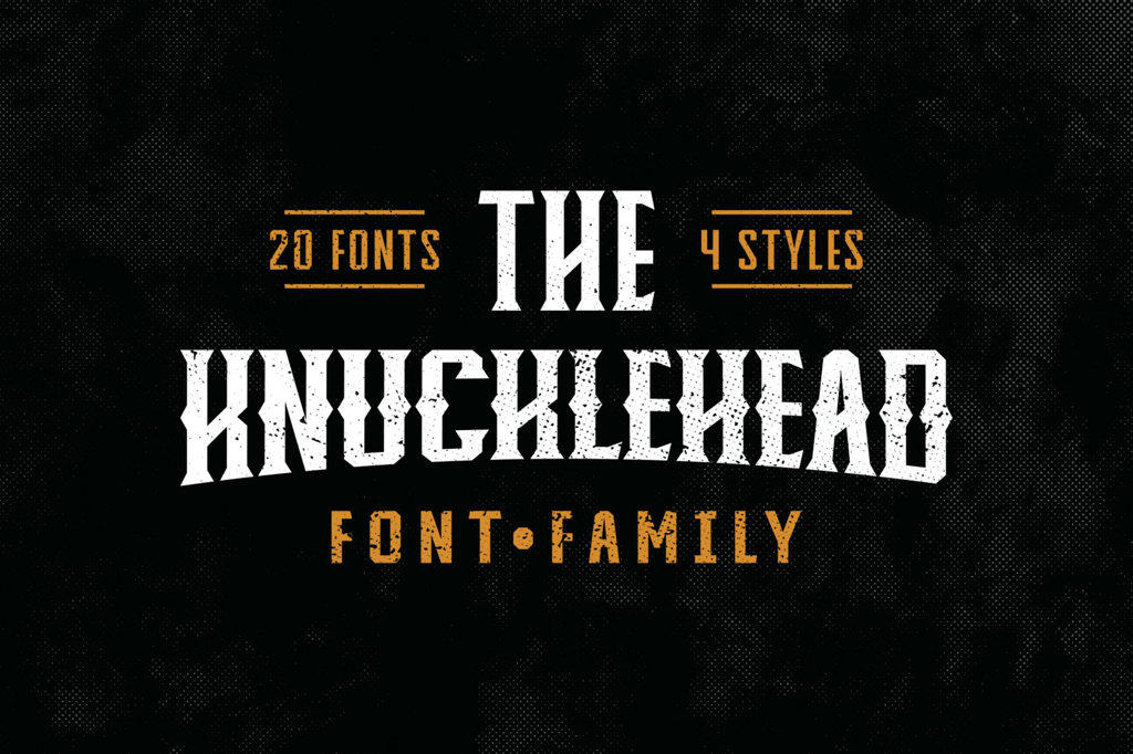 The Knucklehead Font Family